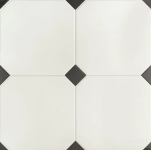 Керамогранит El Molino Betera Black-White (58x58) матовый